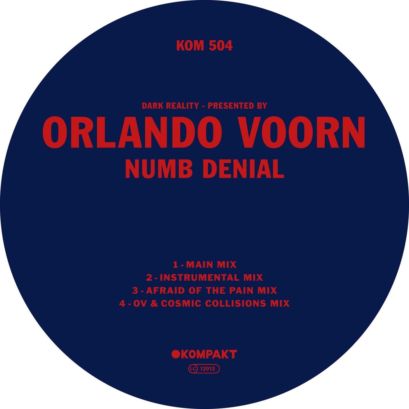 Numb Denial (OV & Cosmic Collisions Mix) cover